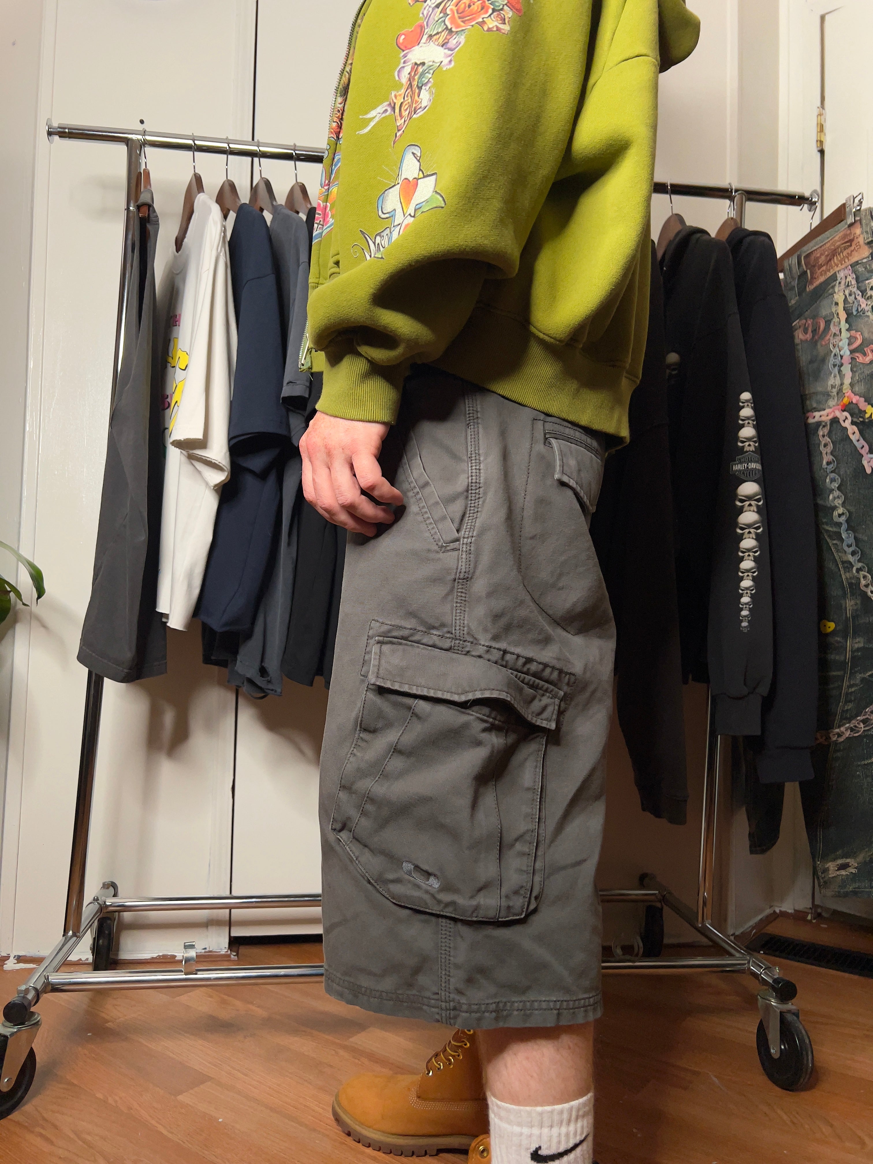 Oakley Software Y2K Baggy Wide Leg Cargo Shorts