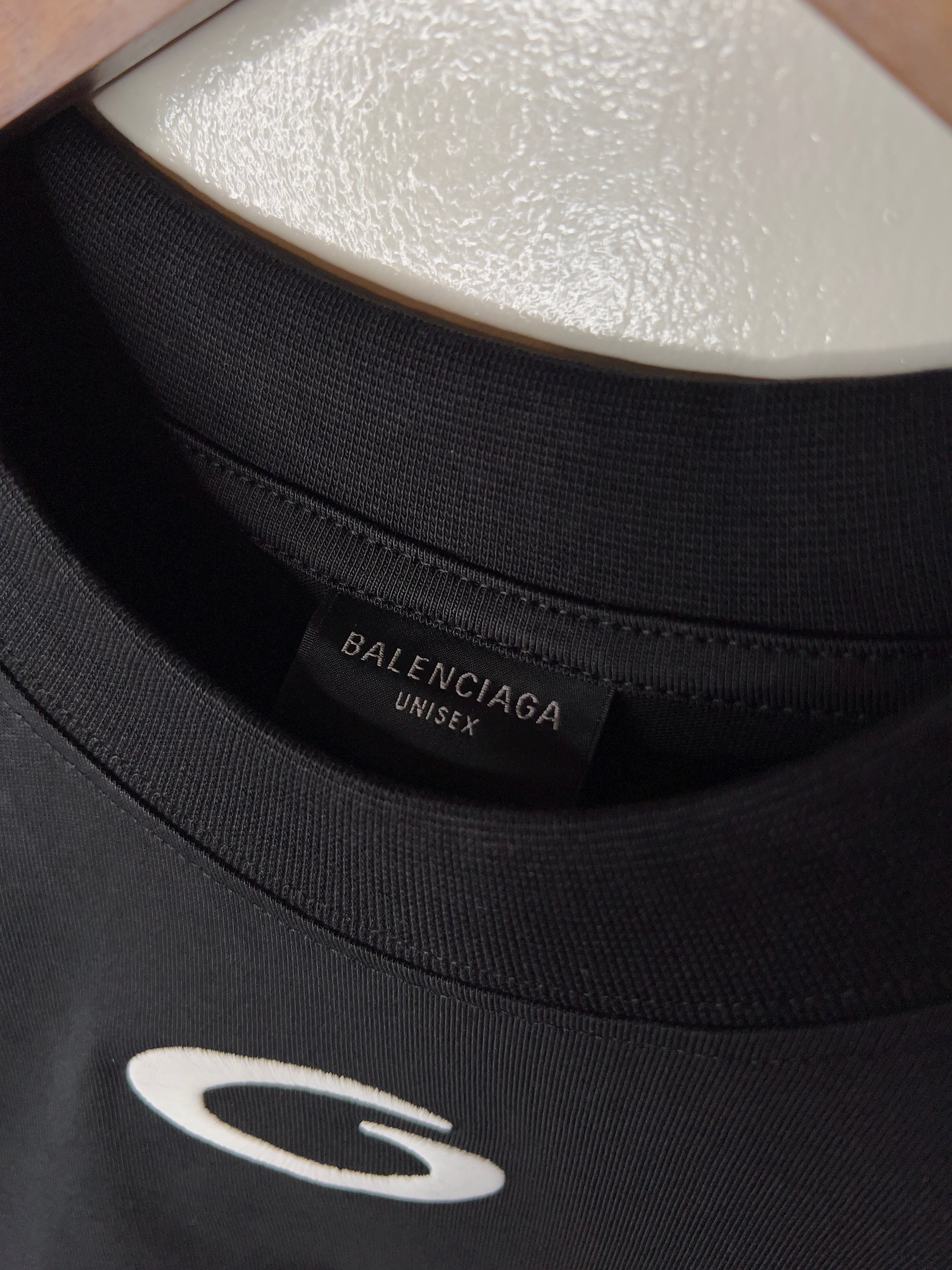 Balenciaga Black Basketball Jersey T-Shirt