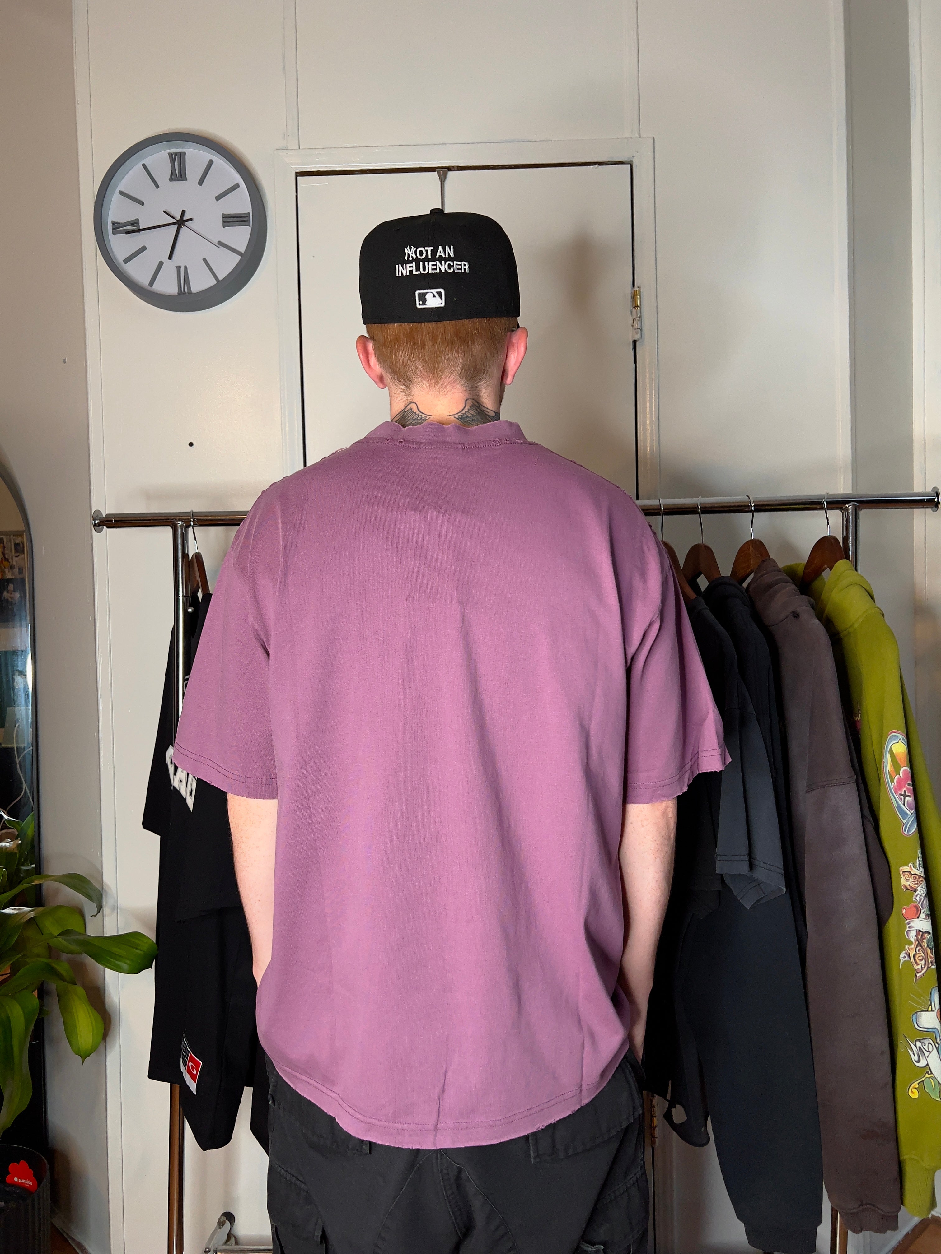 Balenciaga Purple 3B Liquified T-Shirt
